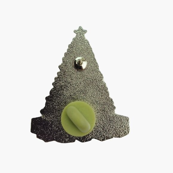 Christmas Tree Enamel Pin Lapel Badge Holiday Jewelry Pinback - Picture 6 of 7